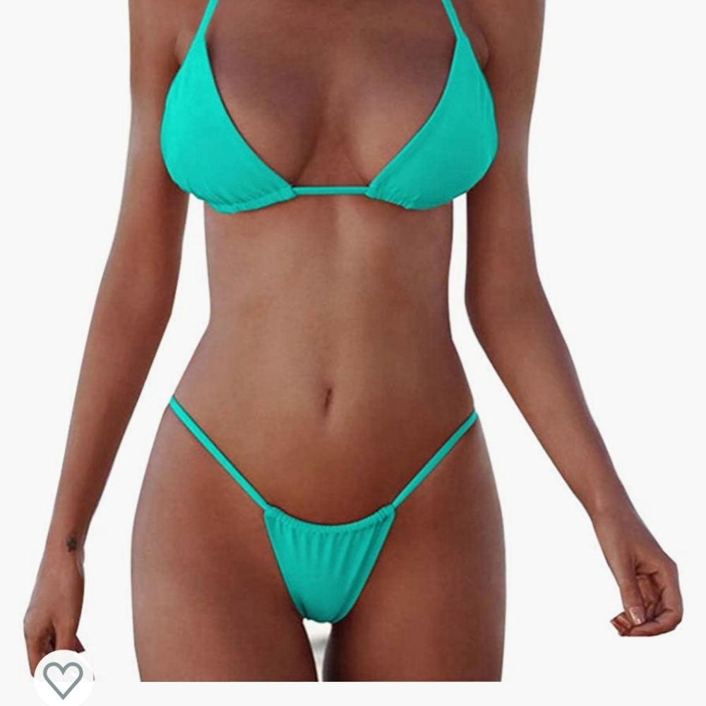 Seafoam Green Bikini Set